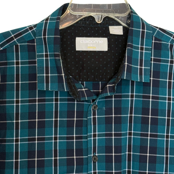 Claiborne Mens Long Sleeve Button Down Shirt - Size XXL - Picture 3 of 7
